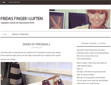 Tablet Screenshot of blogg.frilansfrida.se